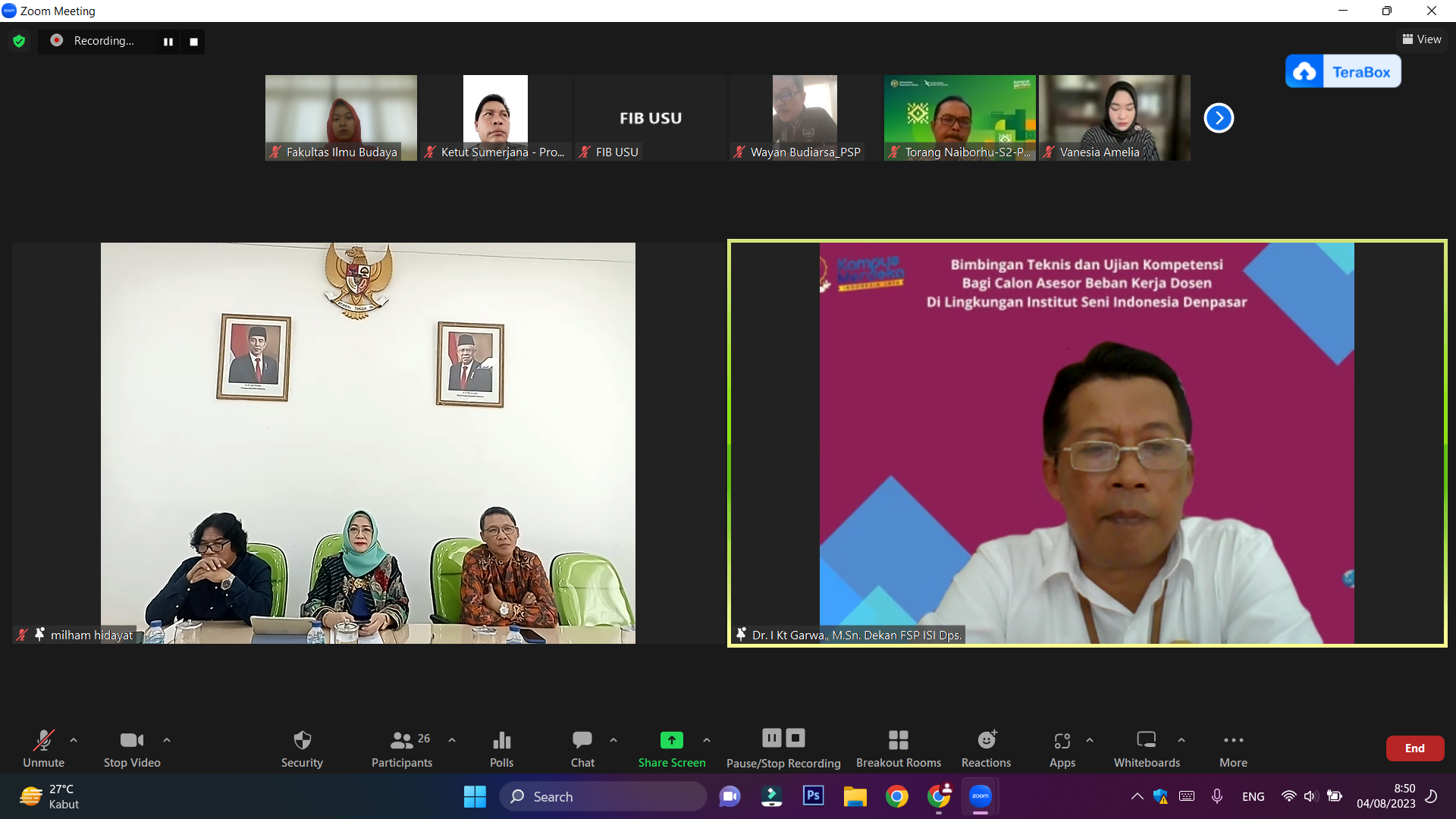 Collaboration Agreement between the Faculty of Cultural Sciences (FIB) Universitas Sumatra Utara (USU) and the Faculty of Performing Arts, Indonesian Institute of the Arts, Denpasar